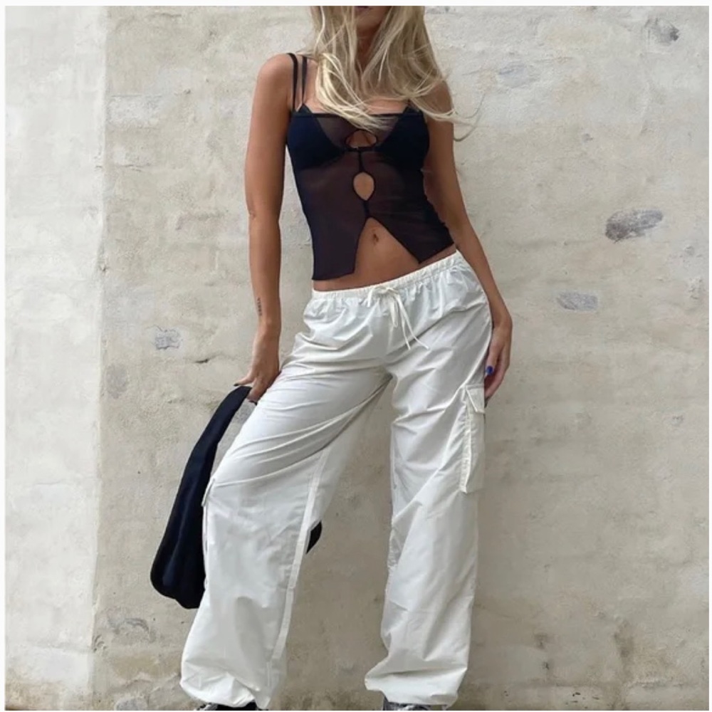 NWT Tiger Mist trinity jogger in white